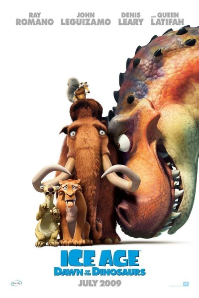 Ice Age 3 - Dinosaurerne kommer (2009) Plakat