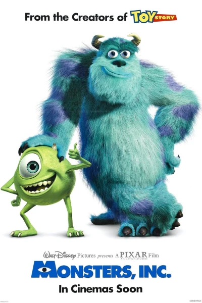 Danske stemmer i Monsters, Inc. (2001)